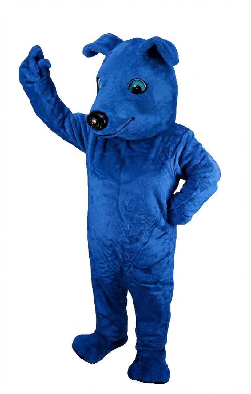 Greyhound Dog Mascot (Thermolite) - Short fur / Royal blue mascot costume