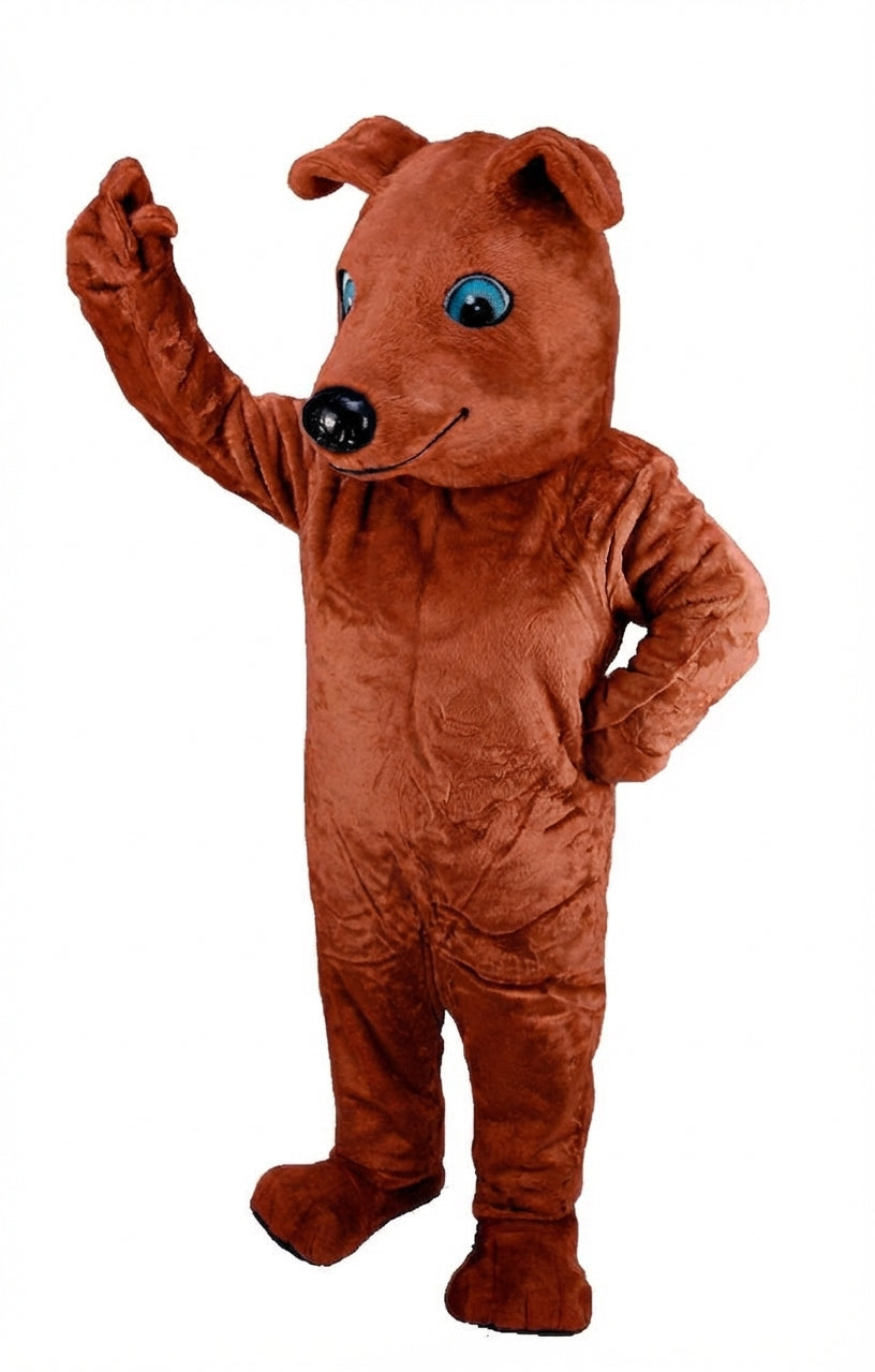 Greyhound Dog Mascot (Thermolite) - Short fur / Rust mascot costume