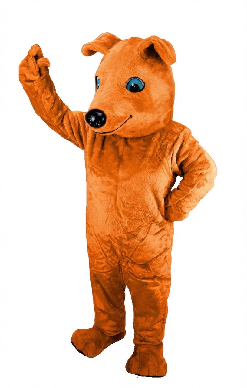 Greyhound Dog Mascot (Thermolite) - Short fur / Tiger Orange mascot costume