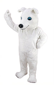 Greyhound Dog Mascot (Thermolite) - Short fur / White mascot costume