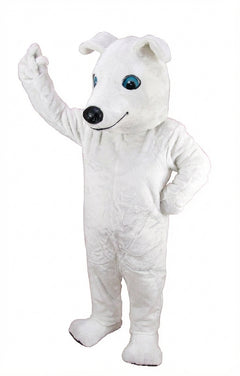 Greyhound Dog Mascot (Thermolite) - Short fur / White mascot costume