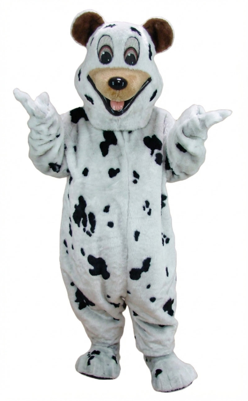 Happy Bear Mascot - Short fur / Dalmatian mascot costume