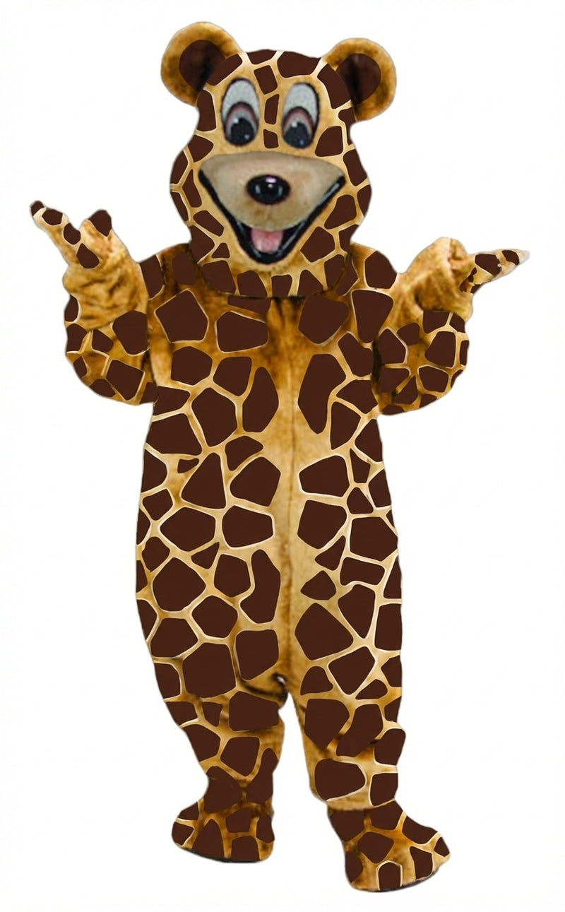 Happy Bear Mascot - Short fur / Giraffe mascot costume