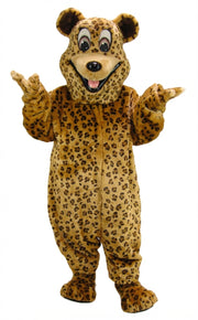 Happy Bear Mascot - Short fur / Leopard mascot costume