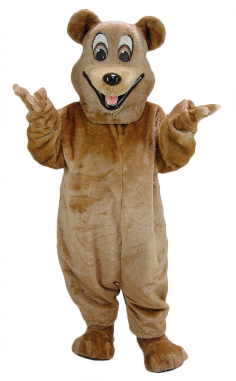 Happy Bear Mascot - Short fur / Light Brown mascot costume