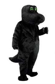 Happy Dino Mascot Dinosaur (Thermolite) - Short fur / Black mascot costume