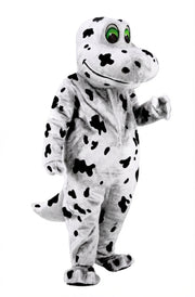 Happy Dino Mascot Dinosaur (Thermolite) - Short fur / Dalmatian mascot costume