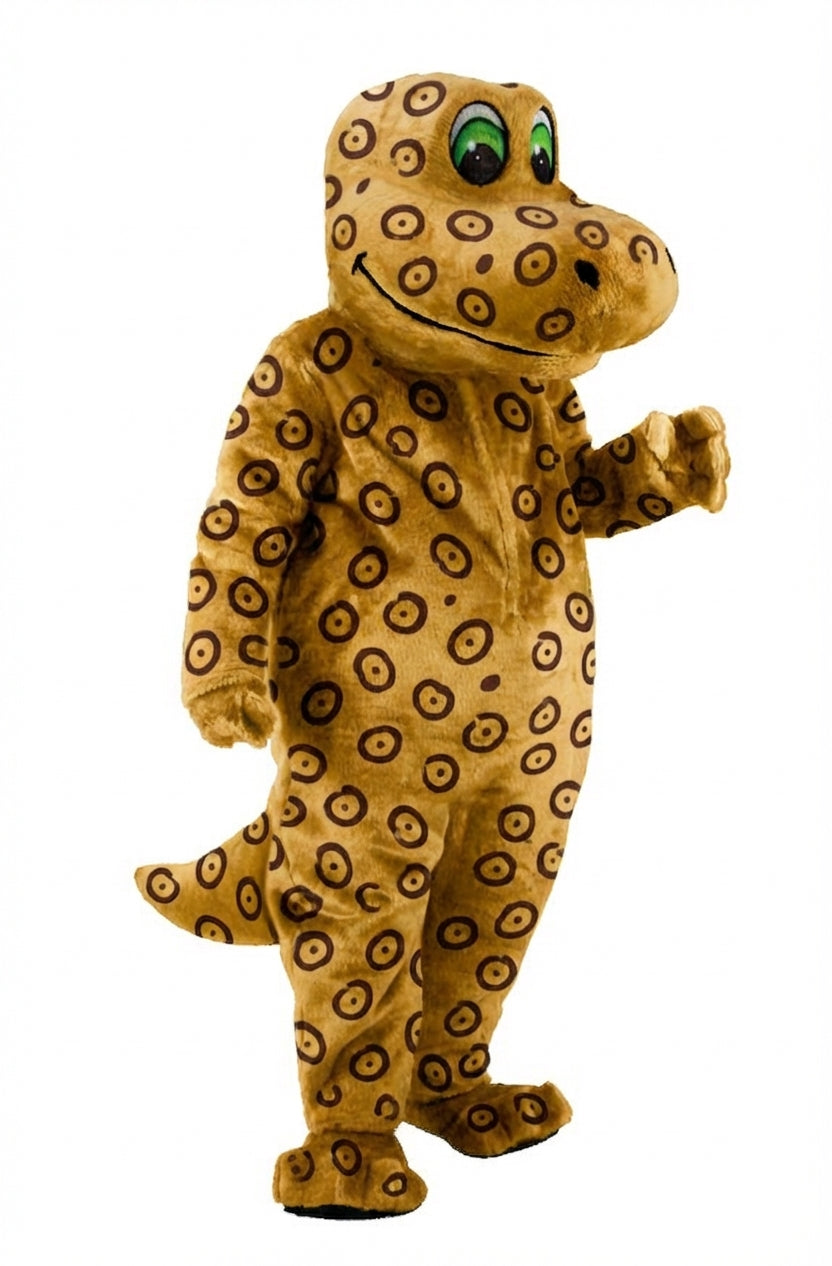 Happy Dino Mascot Dinosaur (Thermolite) - Short fur / Jaguar mascot costume