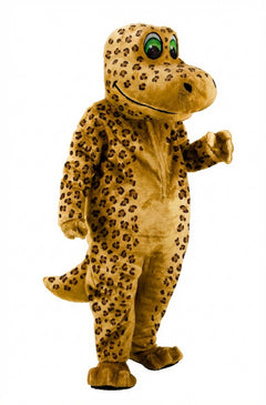 Happy Dino Mascot Dinosaur (Thermolite) - Short fur / Leopard mascot costume