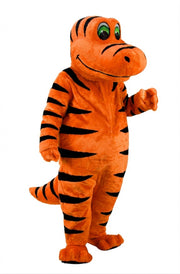 Happy Dino Mascot Dinosaur (Thermolite) - Short fur / Tiger mascot costume