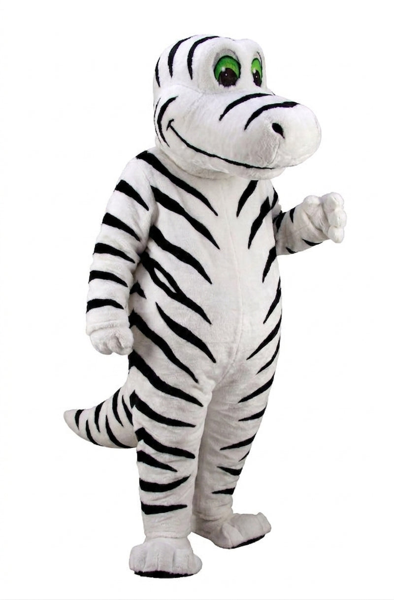 Happy Dino Mascot Dinosaur (Thermolite) - Short fur / Zebra mascot costume
