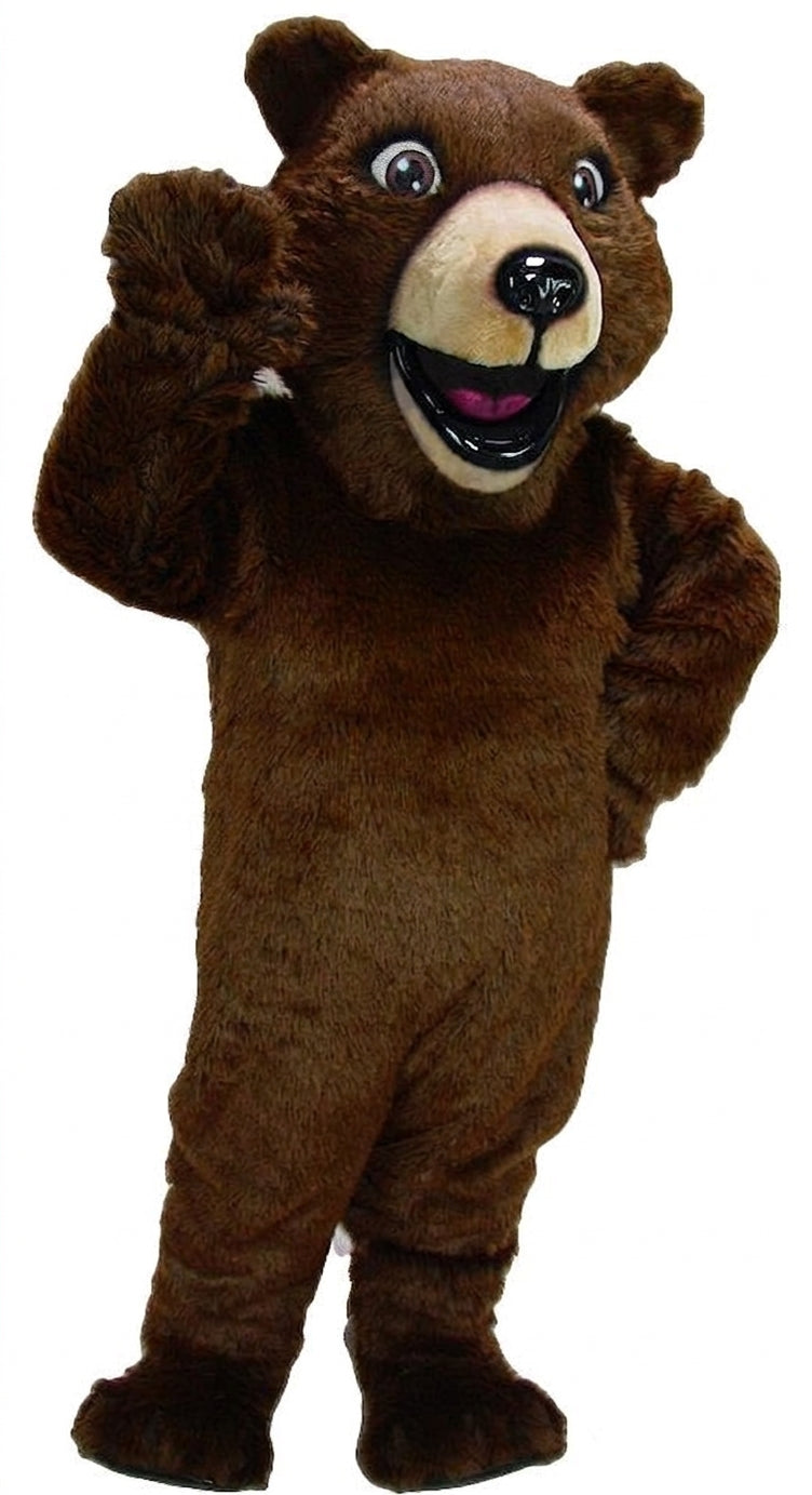 Happy Grizzly Mascot Costume - professional mascot costume from The Mascot Store