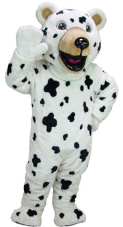 Happy Grizzly Mascot - Short fur / Dalmatian mascot costume