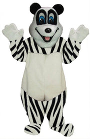 Happy Panda Mascot - Short fur / Zebra mascot costume