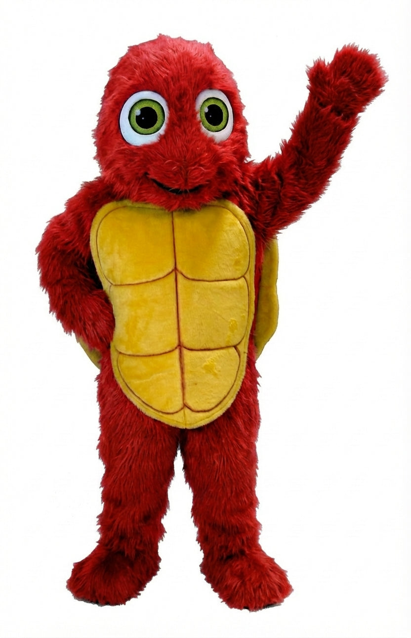 Happy Turtle Mascot (Thermolite) - Long fur / Red mascot costume