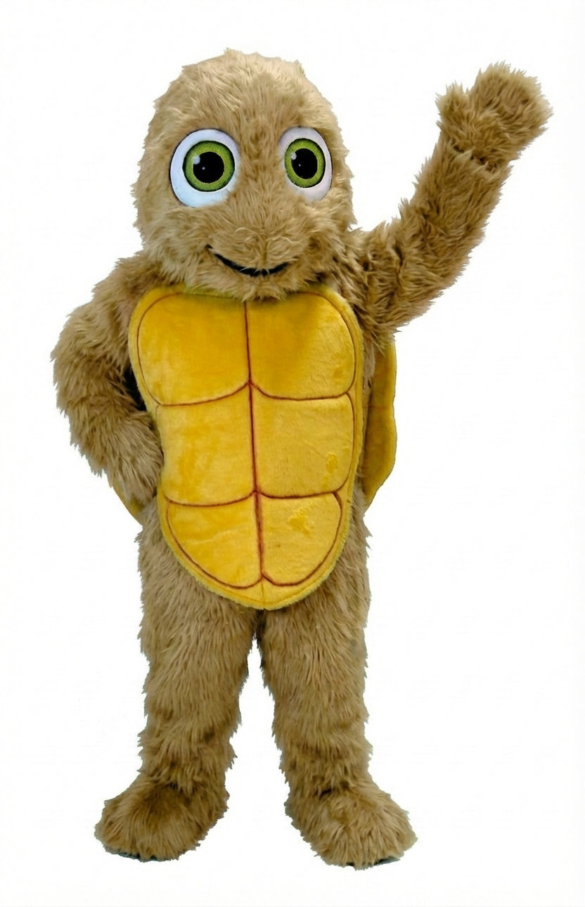 Happy Turtle Mascot (Thermolite) - Long fur / Tan mascot costume