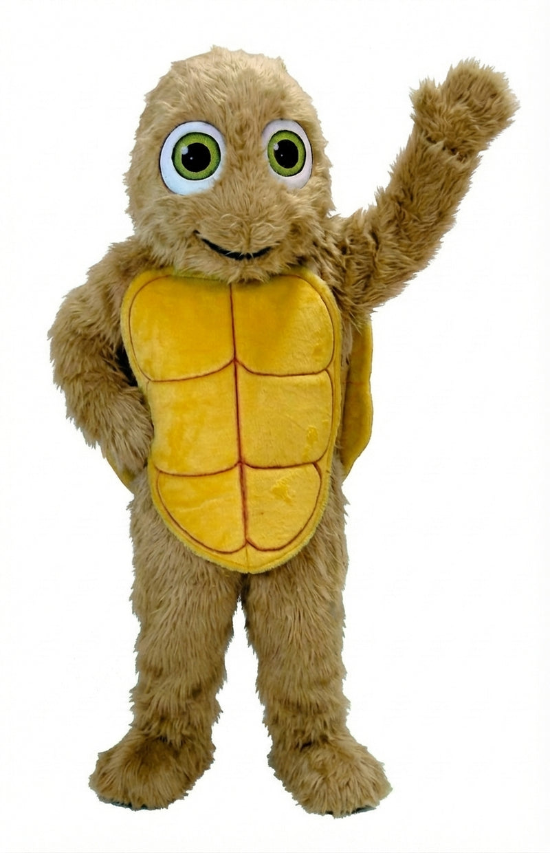 Happy Turtle Mascot (Thermolite) - Long fur / Tan mascot costume