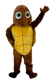 Happy Turtle Mascot (Thermolite) - Medium fur / Brown mascot costume
