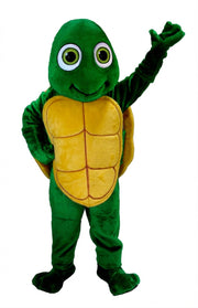 Happy Turtle Mascot (Thermolite) - Short fur / Green mascot costume