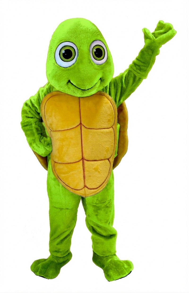 Happy Turtle Mascot (Thermolite) - Short fur / Lime mascot costume