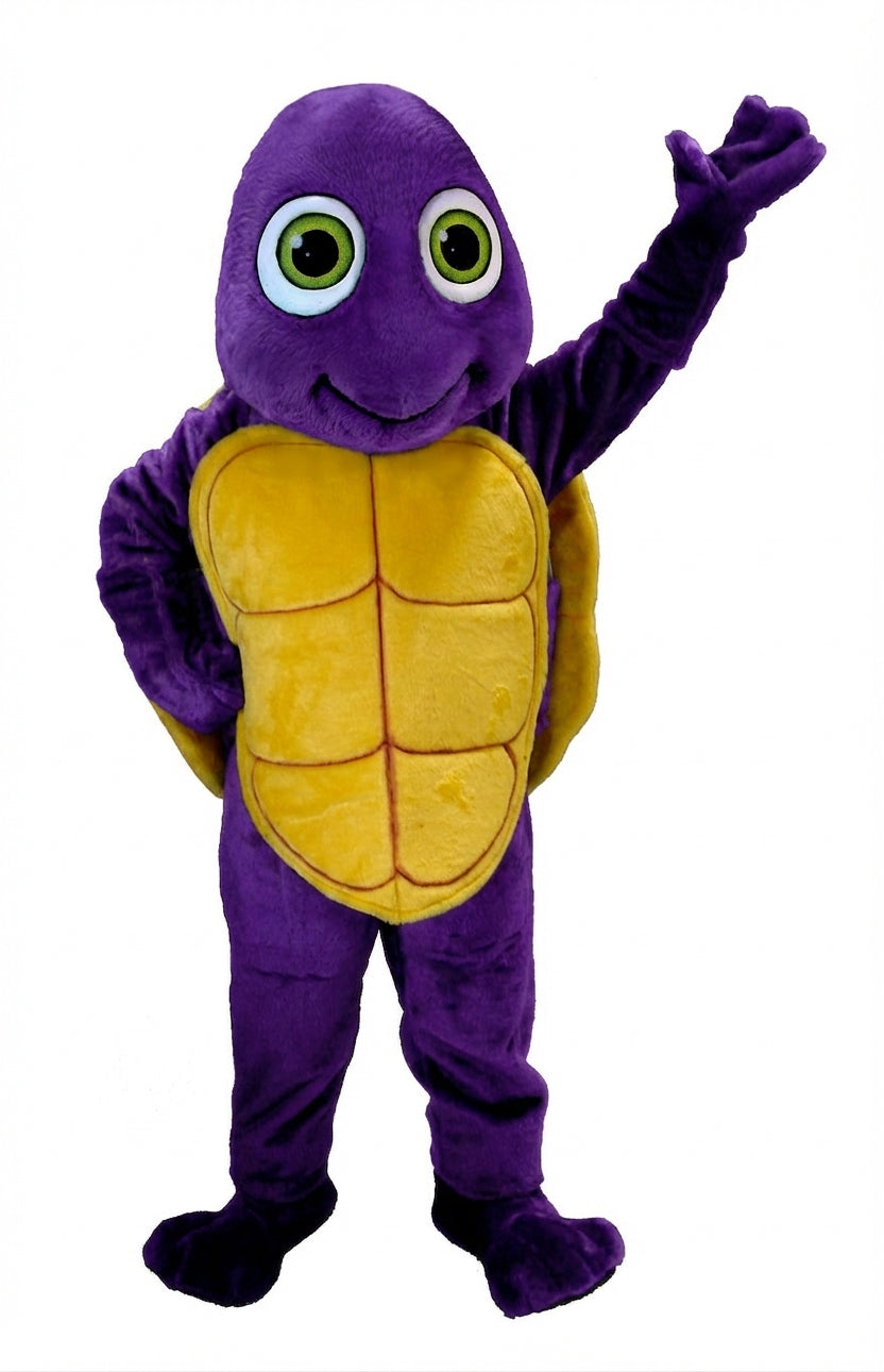 Happy Turtle Mascot (Thermolite) - Short fur / Purple mascot costume