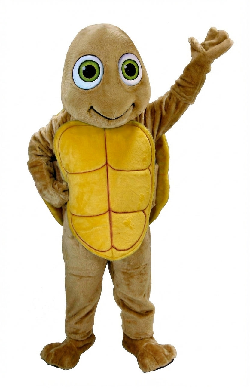 Happy Turtle Mascot (Thermolite) - Short fur / Tan mascot costume