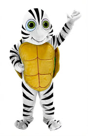 Happy Turtle Mascot (Thermolite) - Short fur / Zebra mascot costume
