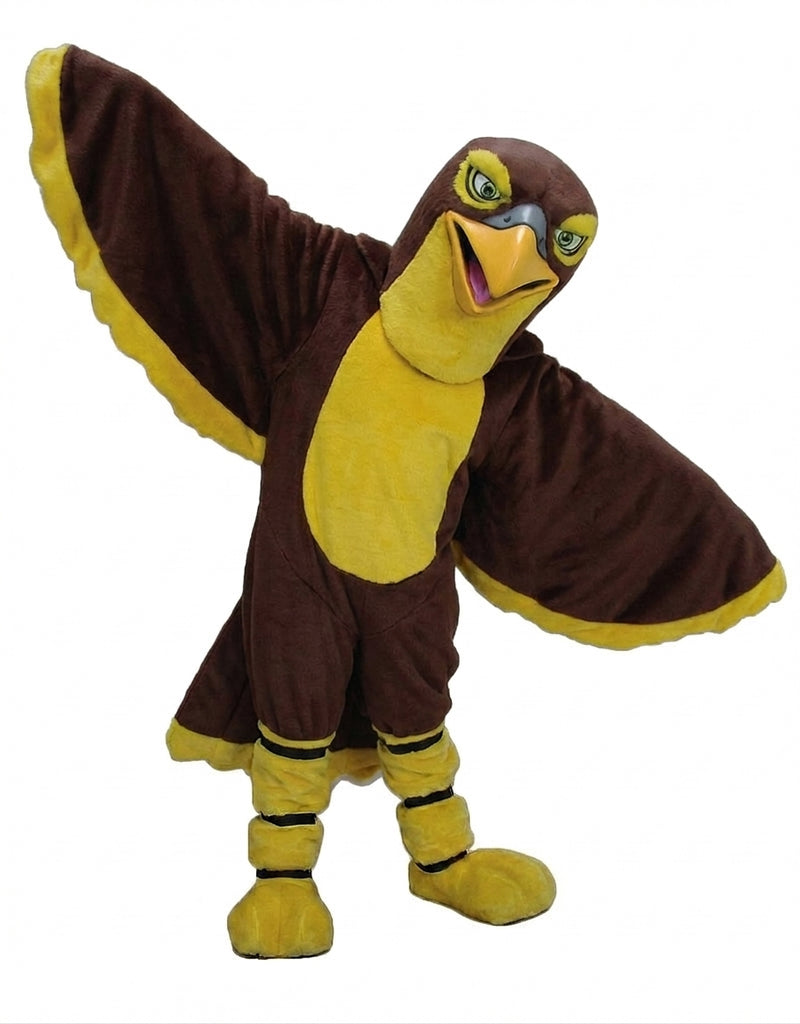 Hawk / Falcon Mascot - Medium fur / Brown mascot costume