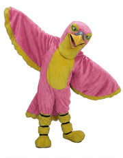 Hawk / Falcon Mascot - Short fur / Pink mascot costume