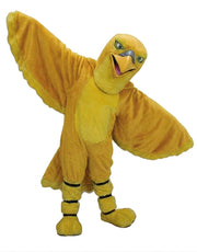 Hawk / Falcon Mascot - Short fur / Yellow mascot costume