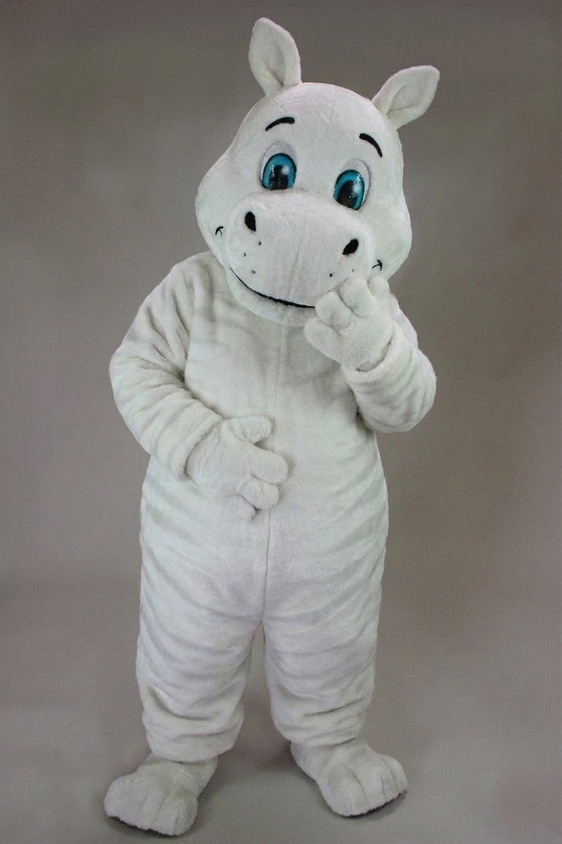 Hippopotamus Mascot - Short fur / Albino Tiger mascot costume