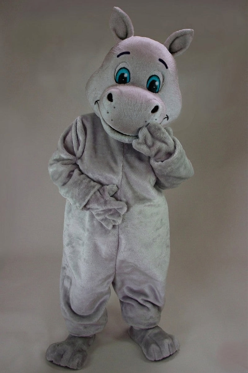 Hippopotamus Mascot - Short fur / Grey mascot costume