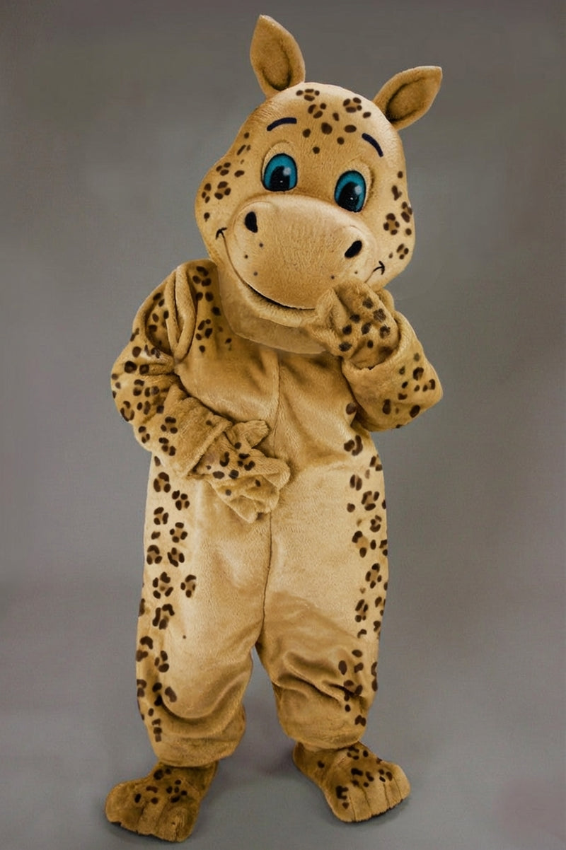 Hippopotamus Mascot - Short fur / Leopard mascot costume