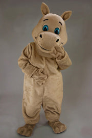 Hippopotamus Mascot - Short fur / Tan mascot costume