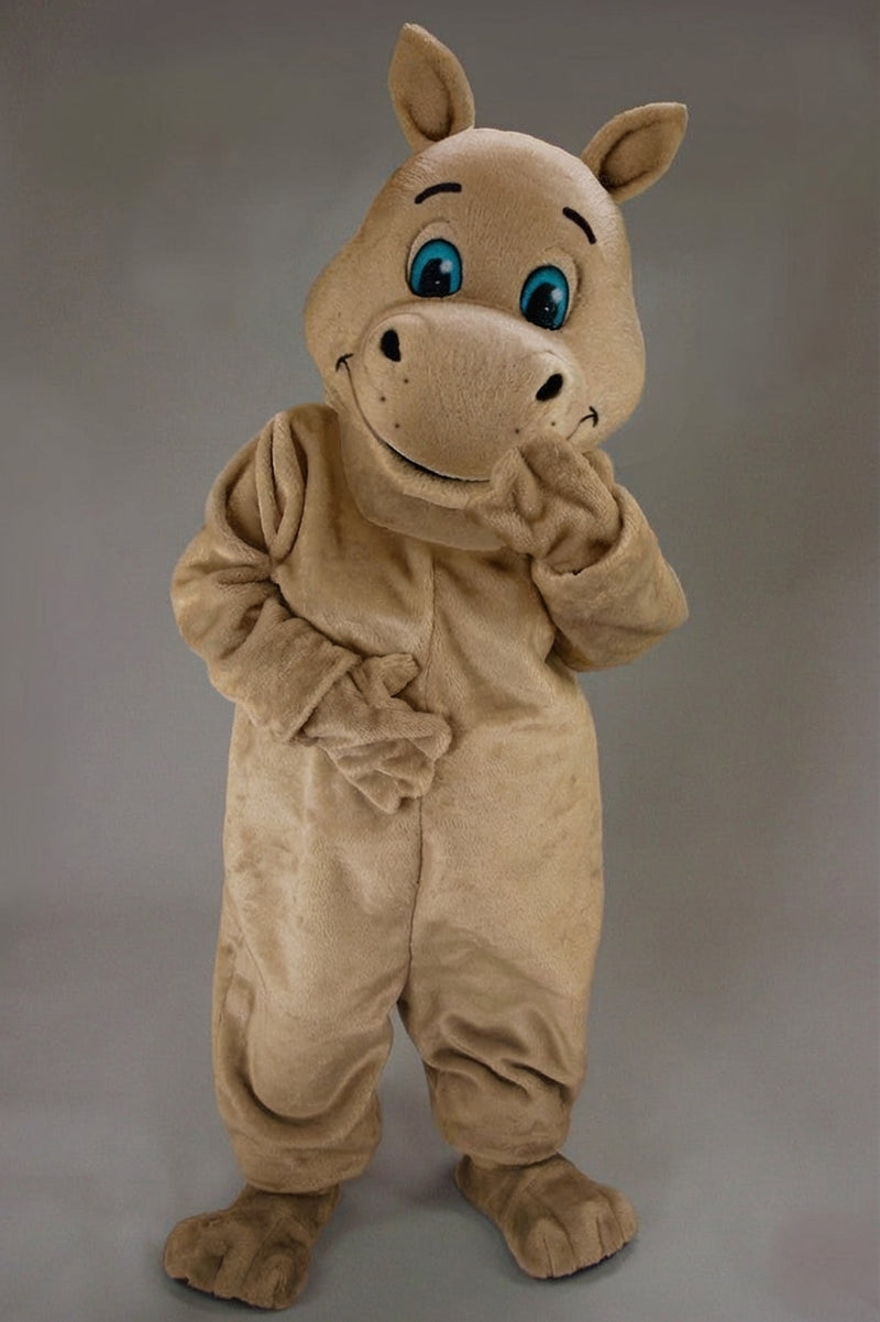 Hippopotamus Mascot - Short fur / Tan mascot costume