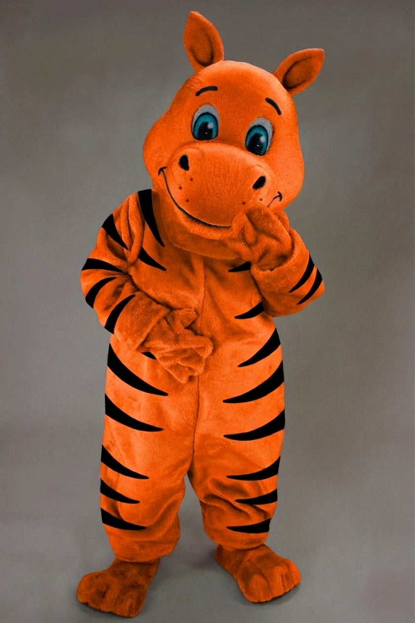 Hippopotamus Mascot - Short fur / Tiger mascot costume
