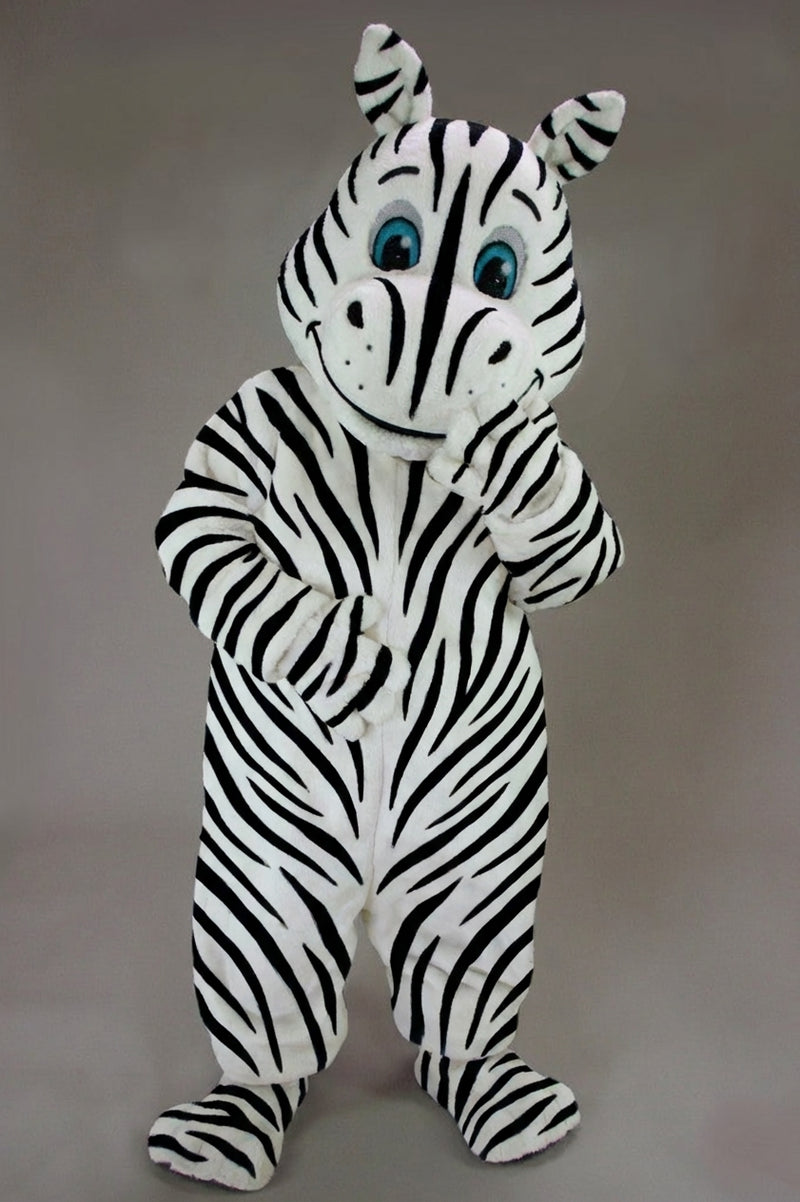 Hippopotamus Mascot - Short fur / Zebra mascot costume