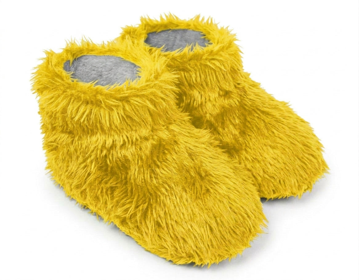Yellow Hooves Mascot Feet - plush mascot costume accessory | The Mascot Store