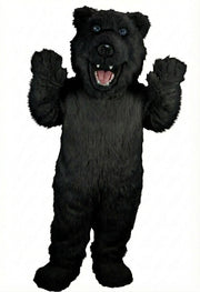 Iggy Polar Bear Mascot - Long fur / Black mascot costume