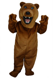 Iggy Polar Bear Mascot - Medium fur / Brown mascot costume