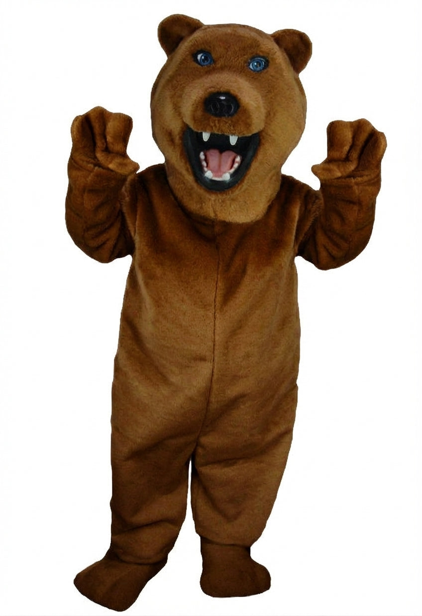 Iggy Polar Bear Mascot - Medium fur / Brown mascot costume