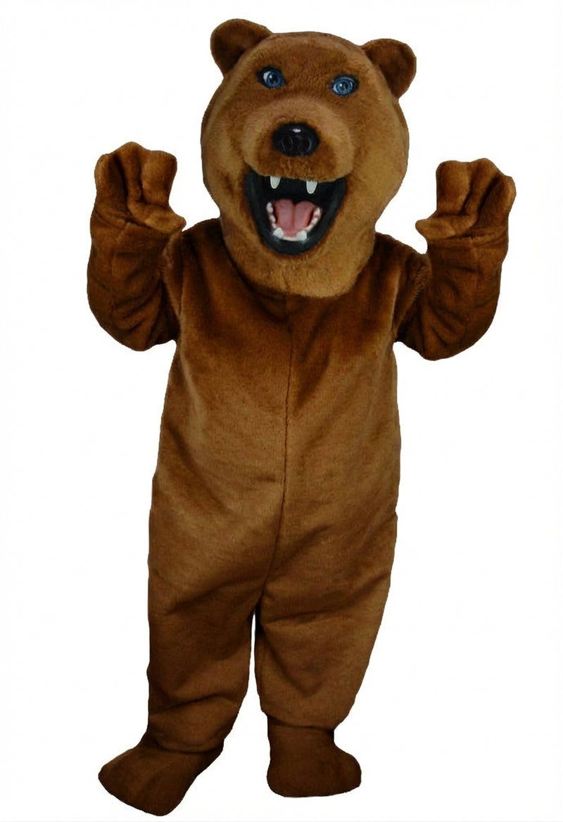 Iggy Polar Bear Mascot - Medium fur / Brown mascot costume