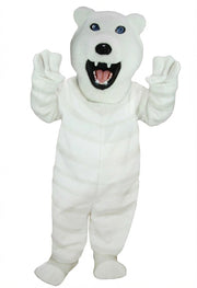 Iggy Polar Bear Mascot - Short fur / Albino Tiger mascot costume