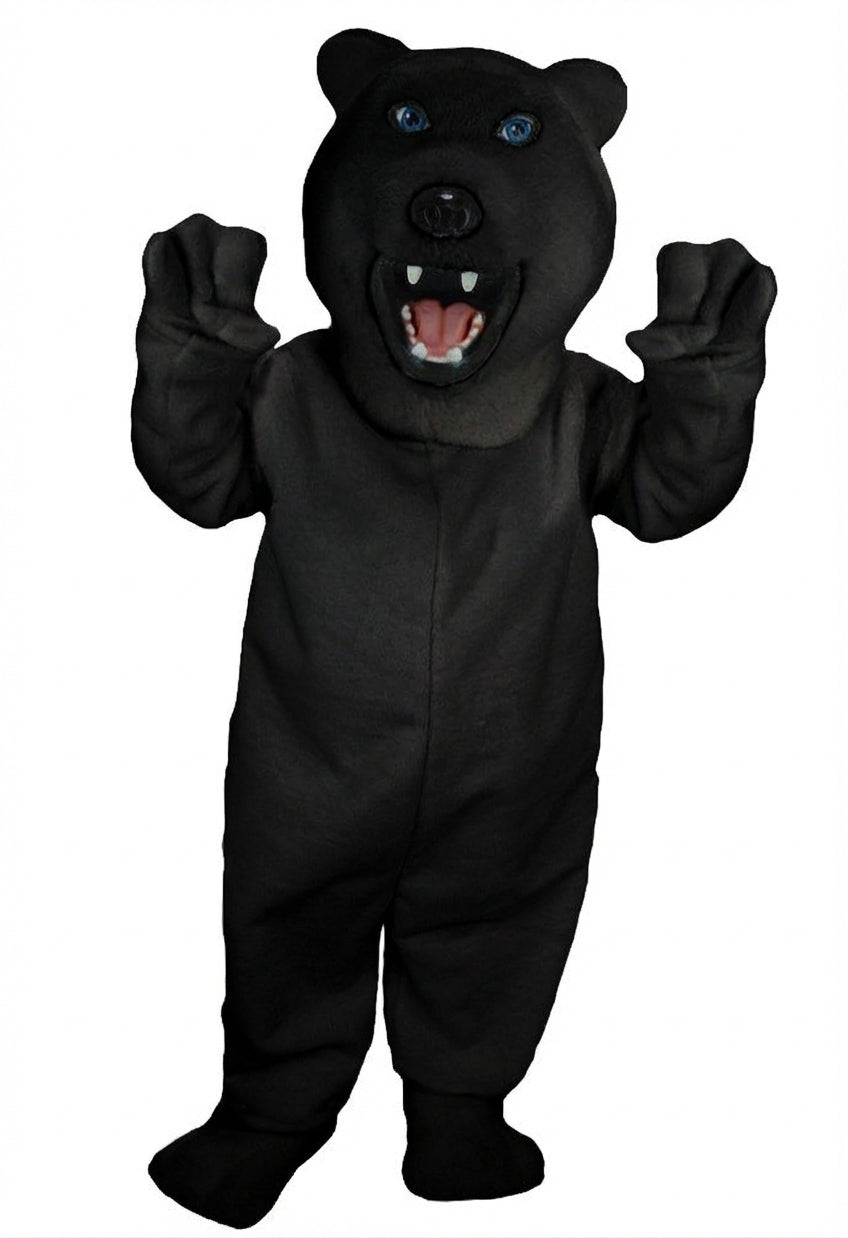 Iggy Polar Bear Mascot - Short fur / Black mascot costume