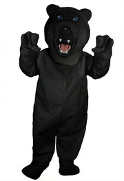 Iggy Polar Bear Mascot - Short fur / Black mascot costume