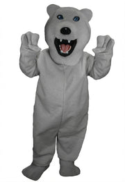 Iggy Polar Bear Mascot - Short fur / Grey mascot costume