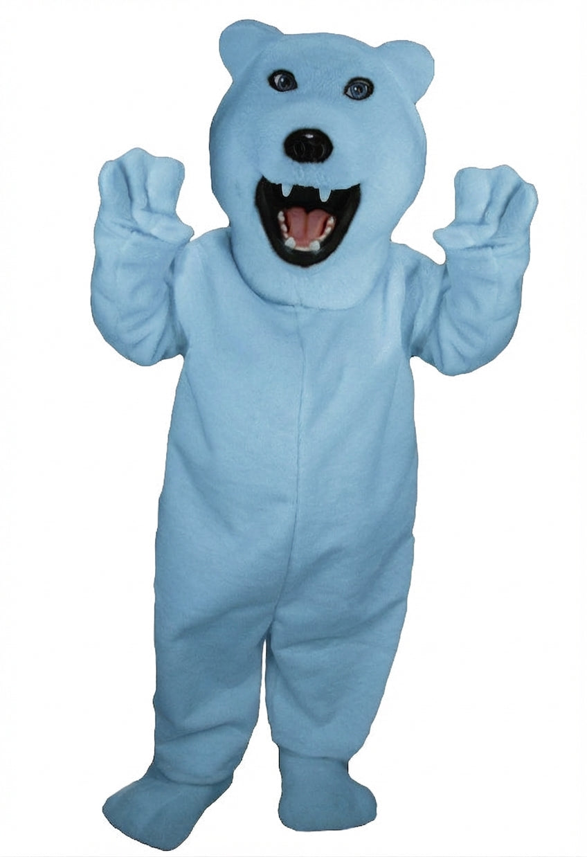 Iggy Polar Bear Mascot - Short fur / Light blue mascot costume