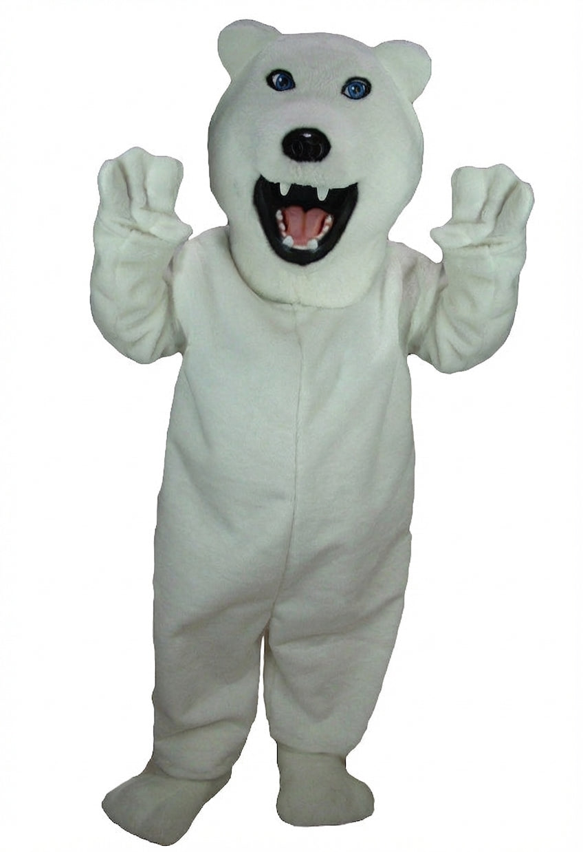 Iggy Polar Bear Mascot - Short fur / White mascot costume