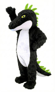 Iguana Mascot (Thermolite) - Long fur / Black mascot costume