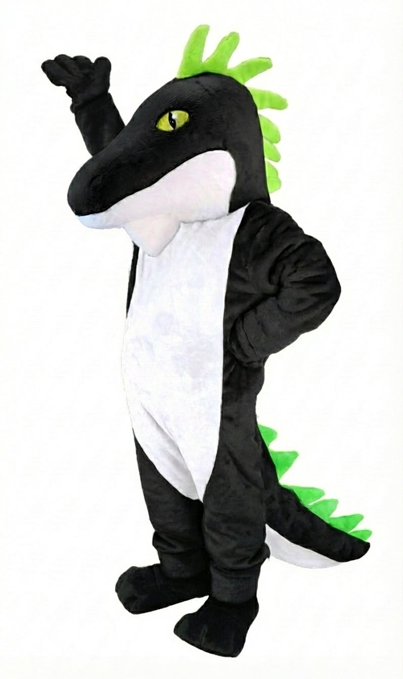 Iguana Mascot (Thermolite) - Short fur / Black mascot costume